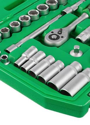Набір інструментів 3/8", 39 од. intertool et-6039sp 4