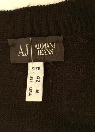 Шикарный люксовый кардиган armani jeans шерсть6 фото