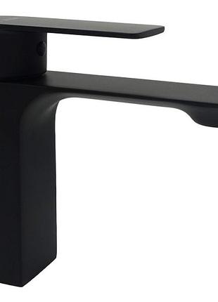 Смеситель для умывальника латунь aim черный матовый dg01110 (matte black)