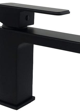Смеситель для умывальника латунь aim черный матовый dg00710 (matte black)