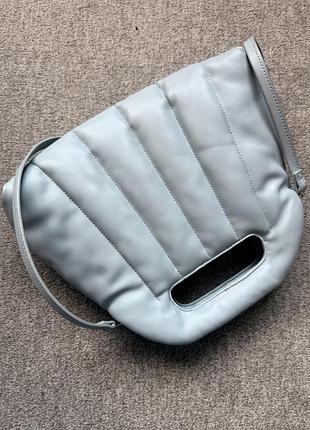 Блакитна сумка zara 9