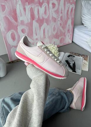 Кроссовки nike cortez pink premium