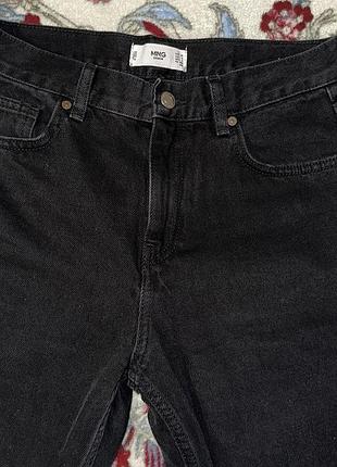Джинси mango чорного кольору розмір 38 м