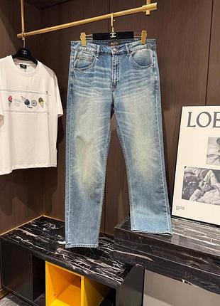Чоловічі джинси з потертостями loro piana