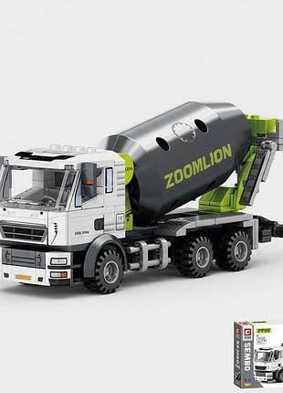 Конструктор sembo block спецтехника бетономешалка zoomlion 241 деталь (705100)