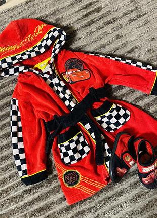 Халат капці молнія маквін mcqueen disney