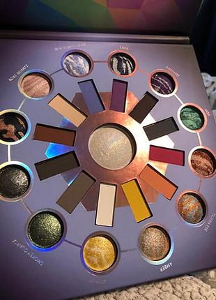 Crystal zodiac, палетка теней для век от bh cosmetics / веган cruelty-free шиммерные и матовые тени
