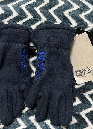 Нові флісові рукавички jack wolfskin polartec (р. 140)