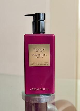 Парфумований лосьйон люксової серії victoria's secret bombshell passion fine fragrance lotion