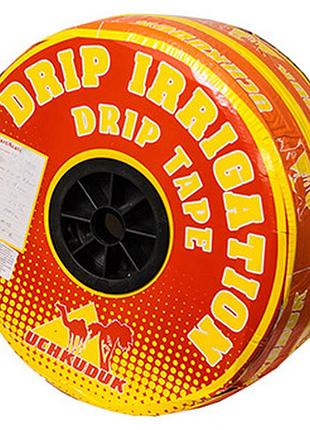 Лента uchkuduk drip tape плоский эмитер 0,18мм/20см 1,4l 1000м