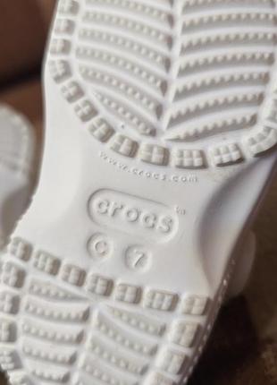 Дитячі тапки сандалі крокси crocs 5