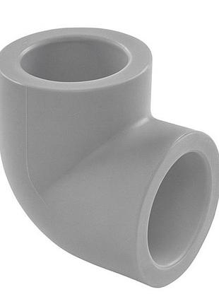 Кутник ppr 90° ø90 сірий колір asco® 1/10шт
