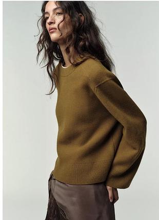Шерстяний светр zara 2
