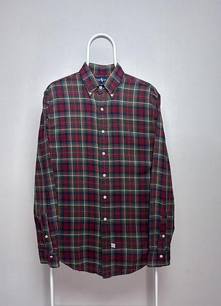 Polo ralph lauren vintage сорочка із довгим рукавом у клітинку рубашка