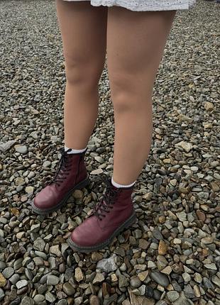 Dr.martens cherry red smooth