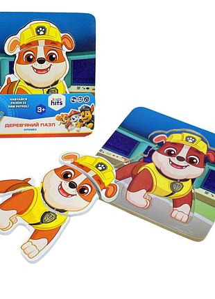 Пазлы-вкладыш деревянные paw patrol кремез щенячий патруль 24 деталей kidshits