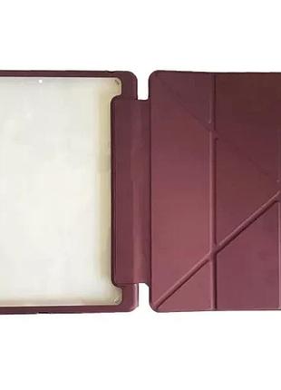 Чохол smart case clear for apple ipad air/air2/pro 9.7 /2017/2018 dark red