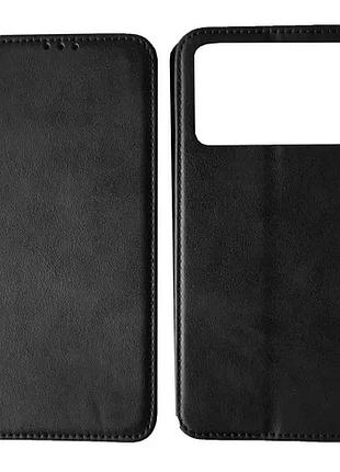 Чехол-книжка black tpu magnet for xiaomi poco c40 black