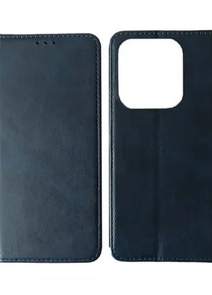 Чохол-книжка black tpu magnet for xiaomi redmi note 14s blue