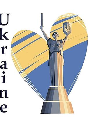Алмазна мозаїка вишивка на картоні батьківщина-мати герб символіка прапор україна зсу часткова 5d 21х25 см 177223