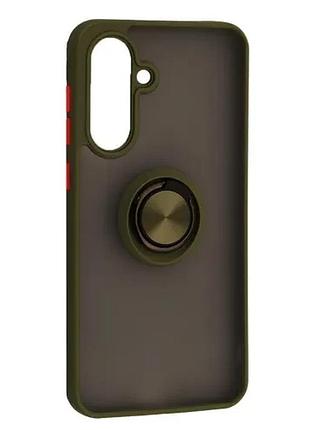 Чехол gingle ring case for samsung a36 5g khaki