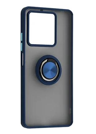 Чохол gingle ring case for xiaomi redmi note 13 5g blue