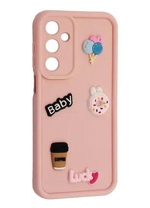 Чехол happy для samsung a56 5g light pink