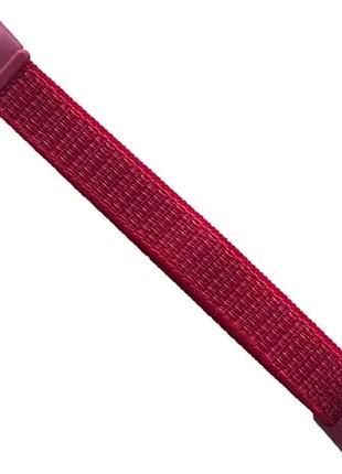 Ремінець для xiaomi mi band 8/9 nylon loop dark red