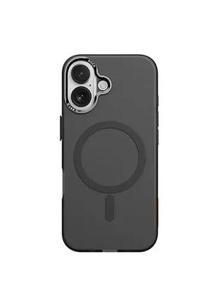 Чехол rock inshare matte magnetic (metal lens frame) for iphone 17 graphite black