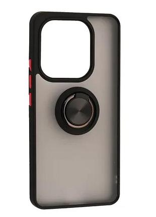 Чохол gingle ring case for xiaomi redmi note 14 4g eu black