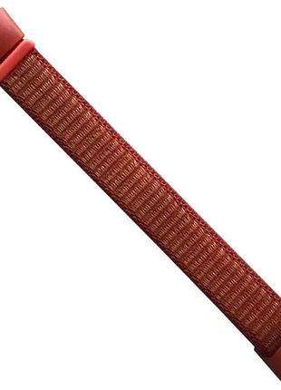 Ремінець для xiaomi mi band 8/9 nylon loop orange