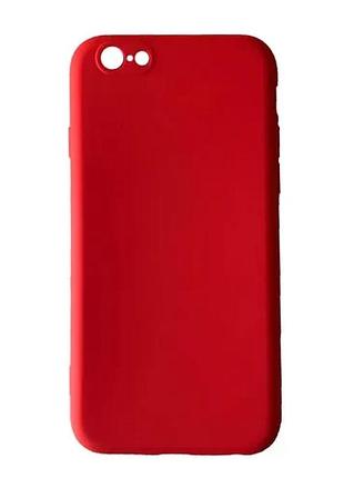 Чехол silicone case camera (no logo) для iphone 6s red
