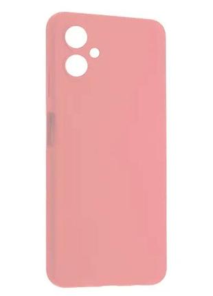 Чехол silicone case luxury для samsung a06 (a065) light pink