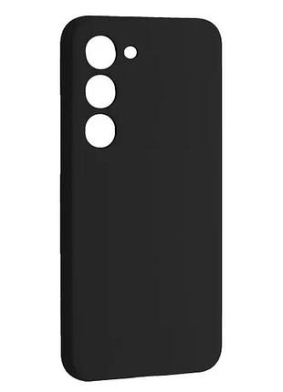 Чехол silicone case luxury для samsung s23+ (s-916) black