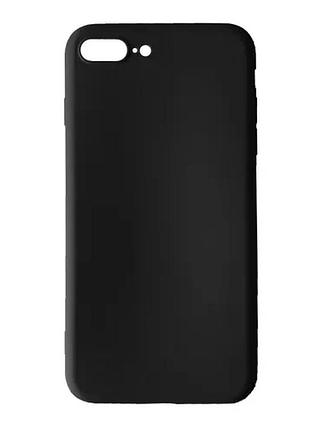 Чехол silicone case camera (no logo) для iphone 7 plus/8 plus black