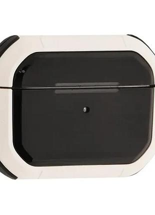 Чехол для airpods pro 2 bodyguard case black white