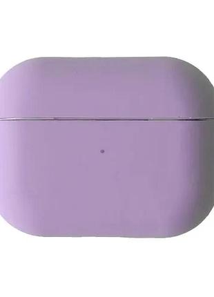 Чохол для airpods pro silicone case/microfiber lilac