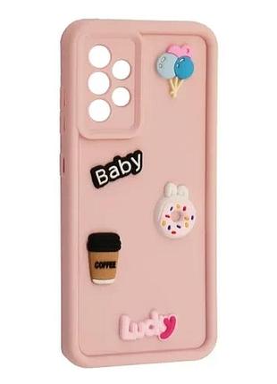 Чехол happy для samsung a32 4g light pink