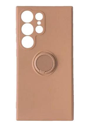 Чохол ring case для samsung s24 ultra pink