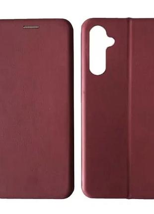 Чехол-книжка level for samsung a56 marsala
