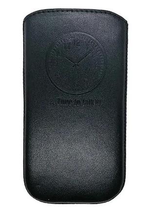 Чехол вытяжка кожаный grand for sigma comfort 50 slim2 черный