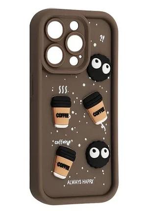 Чехол happy cookie case for iphone 13 pro max brown