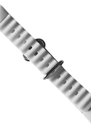 Ремінець для xiaomi mi band 8/9 ocean band white