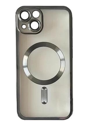 Чехол shining camera magsafe for iphone 15 plus black