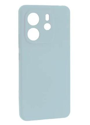 Чохол silicone case luxury для xiaomi redmi note 14 4g eu lilac cream