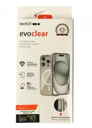 Чохол evo clear magsafe case for iphone 16 pro transparent