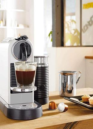 Кавомашина капсульна nespresso citiz&milk для капсул nespresso original, white