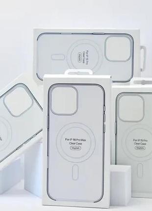 Чехол clear case magsafe (pс) iphone 15 5