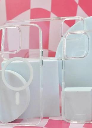 Чехол space magsafe drop protection for iphone 16 pro max transparent 2