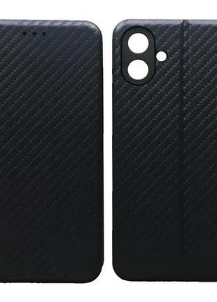 Чехол-книжка carbon for samsung a07 (a075) dark blue